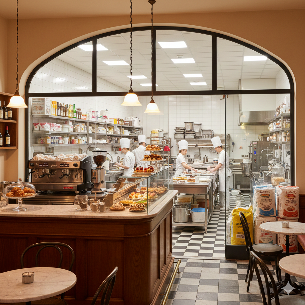 Bar e caffetterie
						Snack, preparazioni rapide e banchi refrigerati.